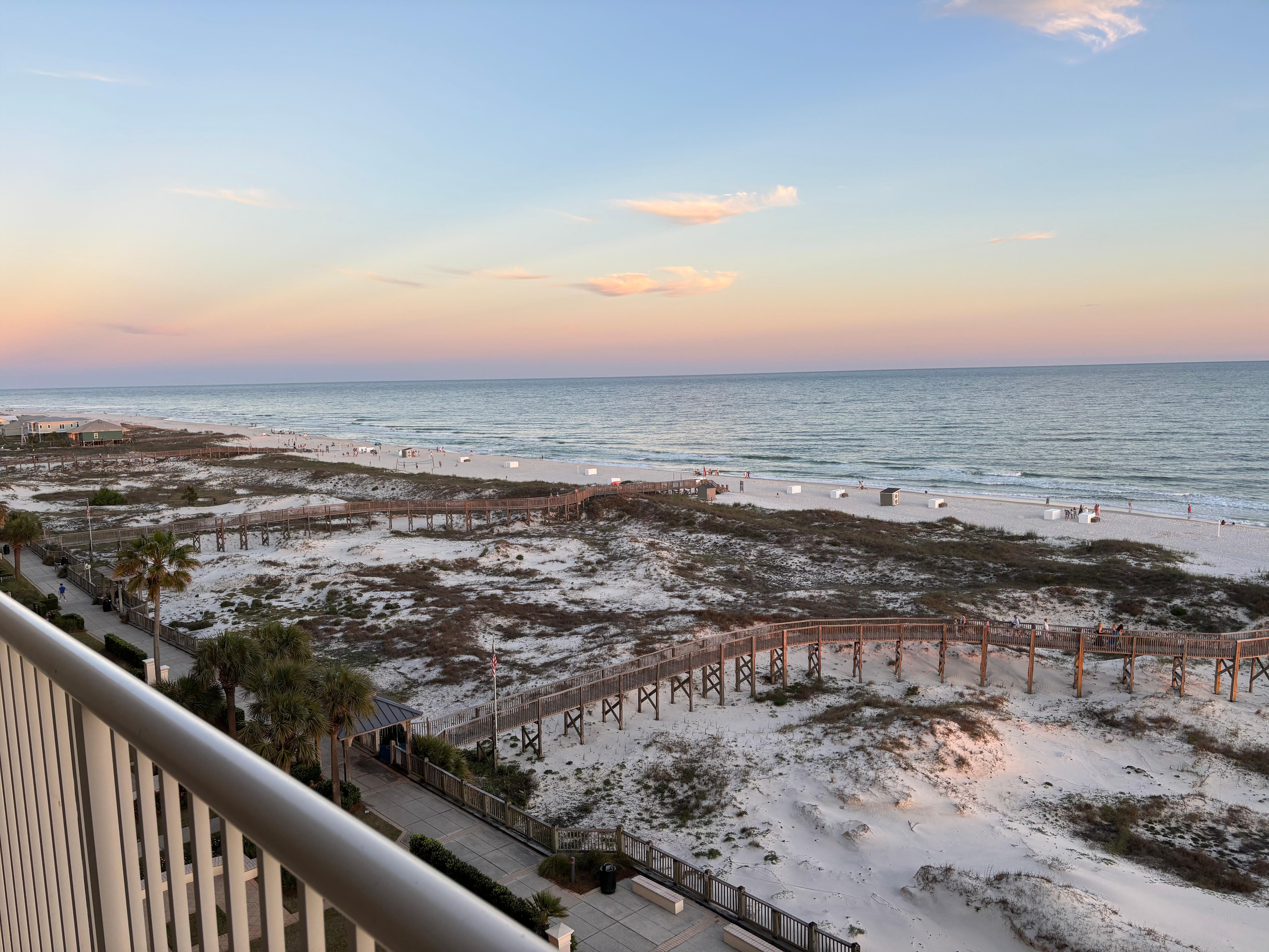 View from balcony 