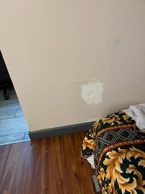 Patched, unpainted section