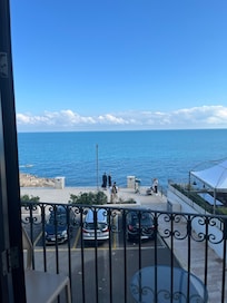 View from room’s balcony