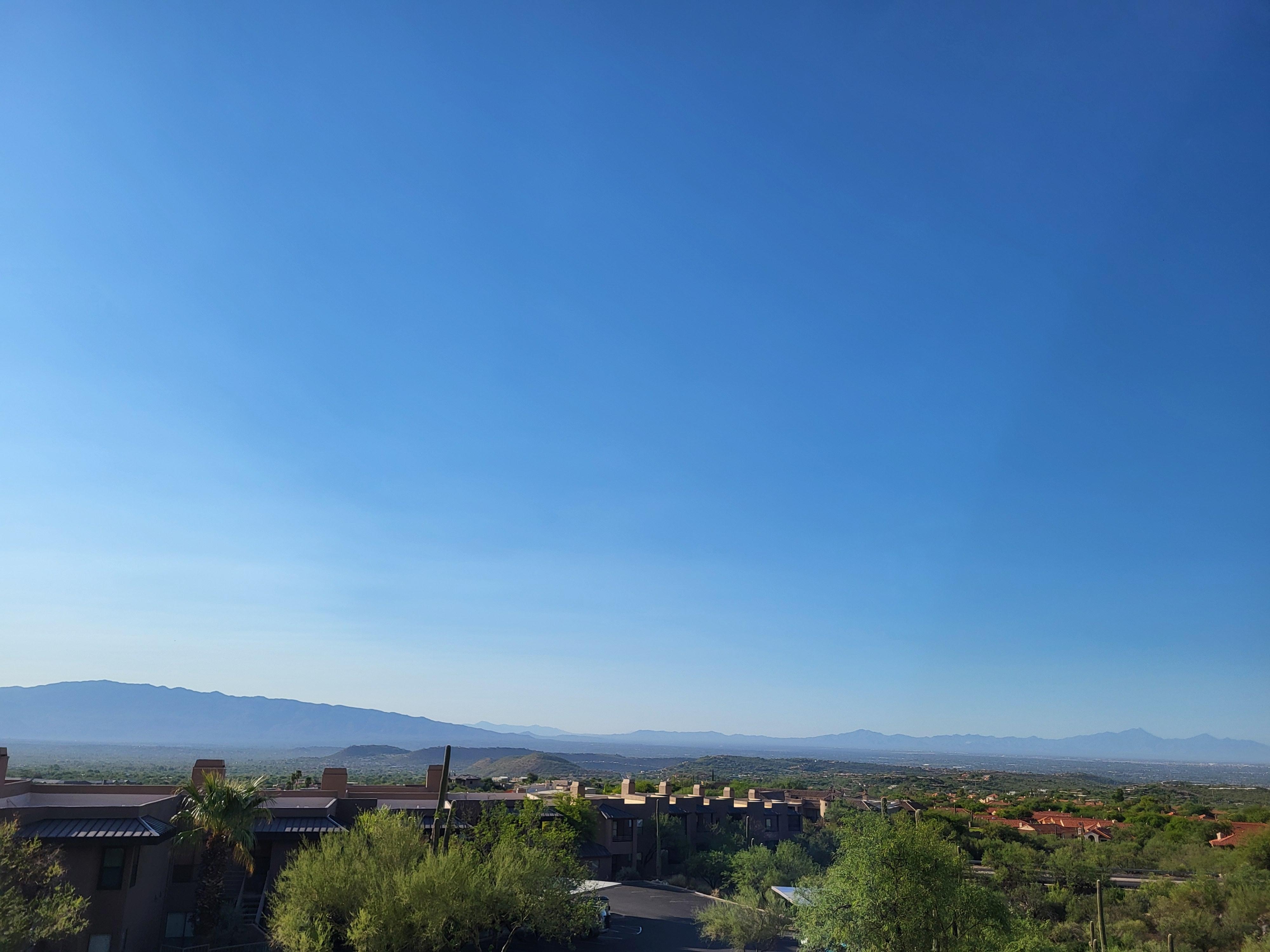 Morning view from front bedroom