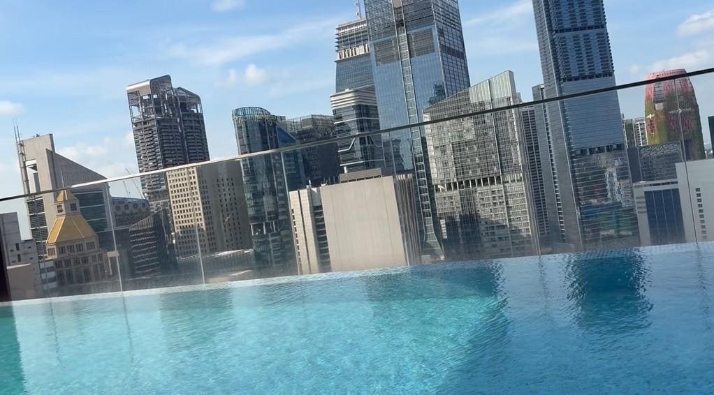 Loved our time at the roof top pool - beautiful views and quiet