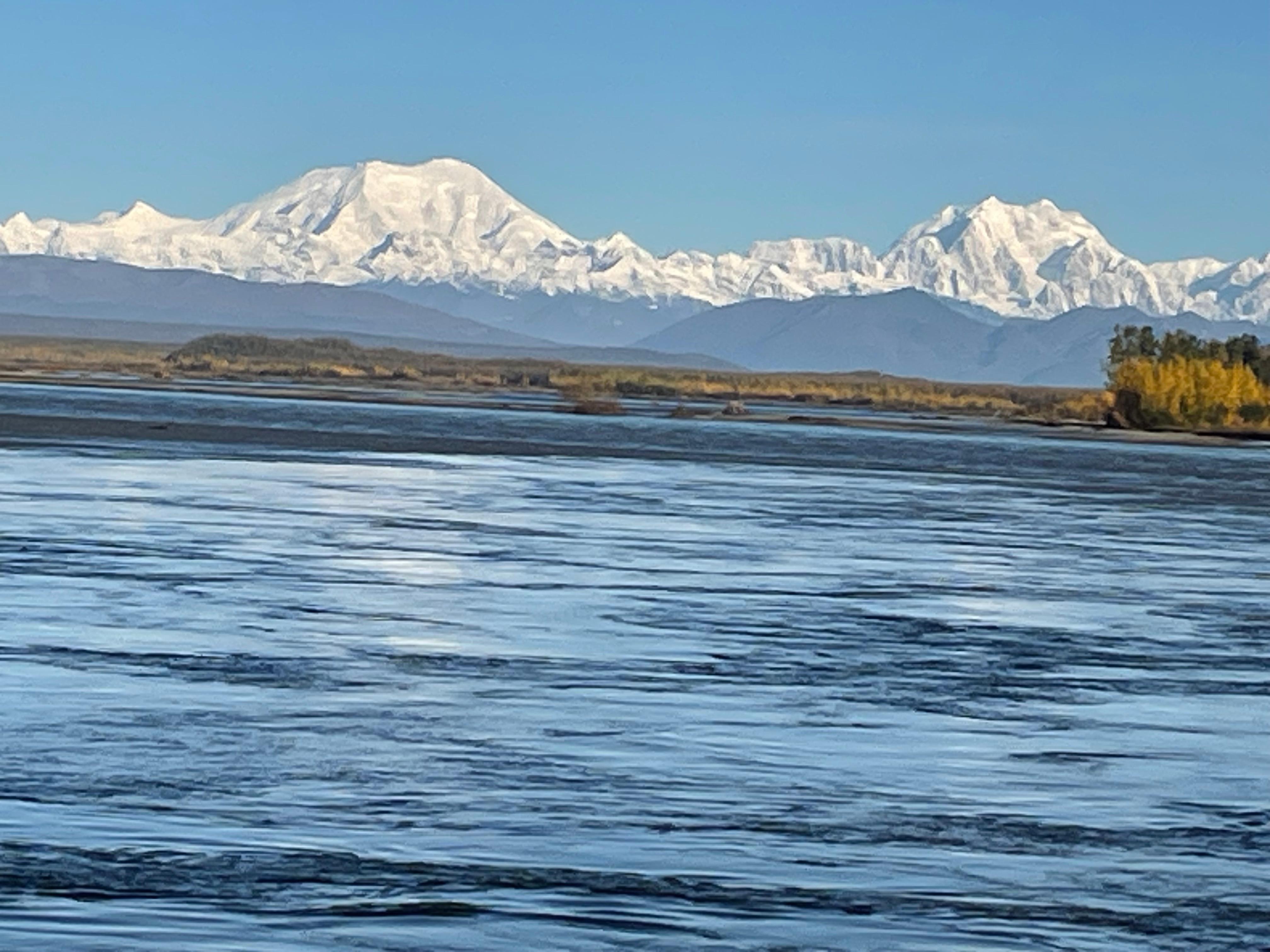 From the river bank at the Talkeetna Inn