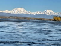 From the river bank at the Talkeetna Inn