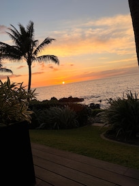 Sunset from our room