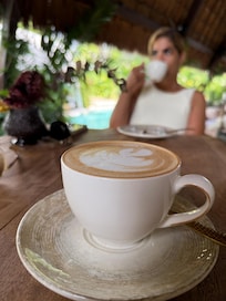 Latte and cappuccino are great options