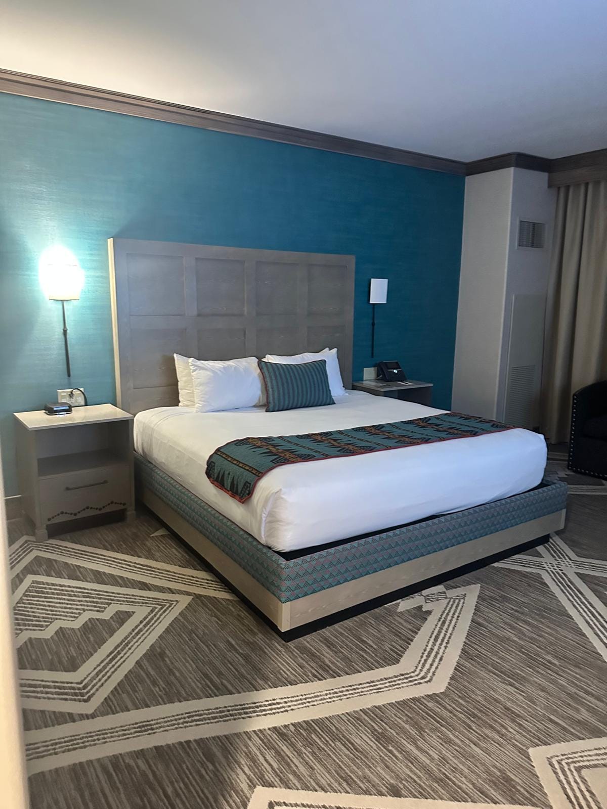 La habitación muy cómoda limpia 