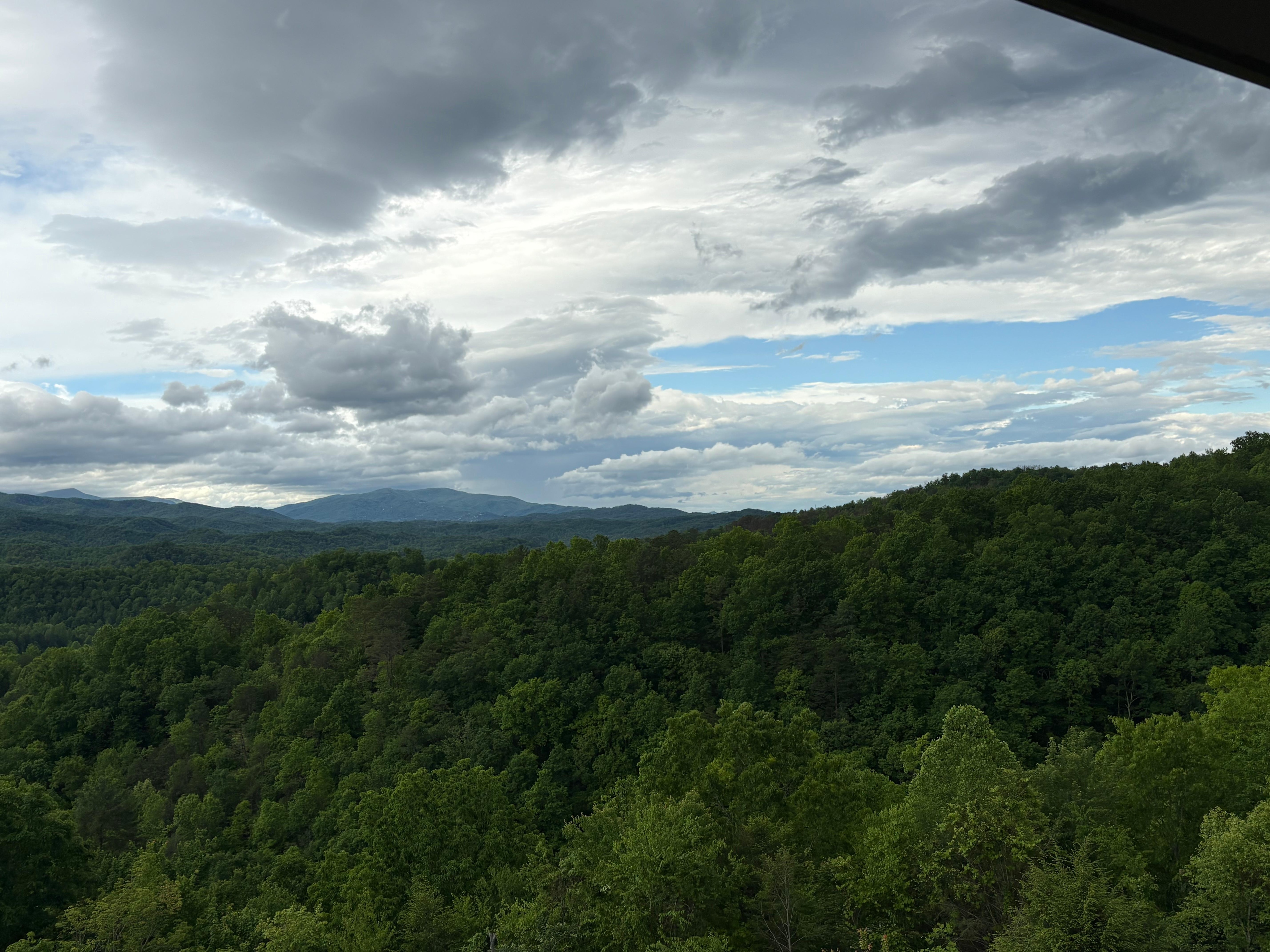 View from the balcony
