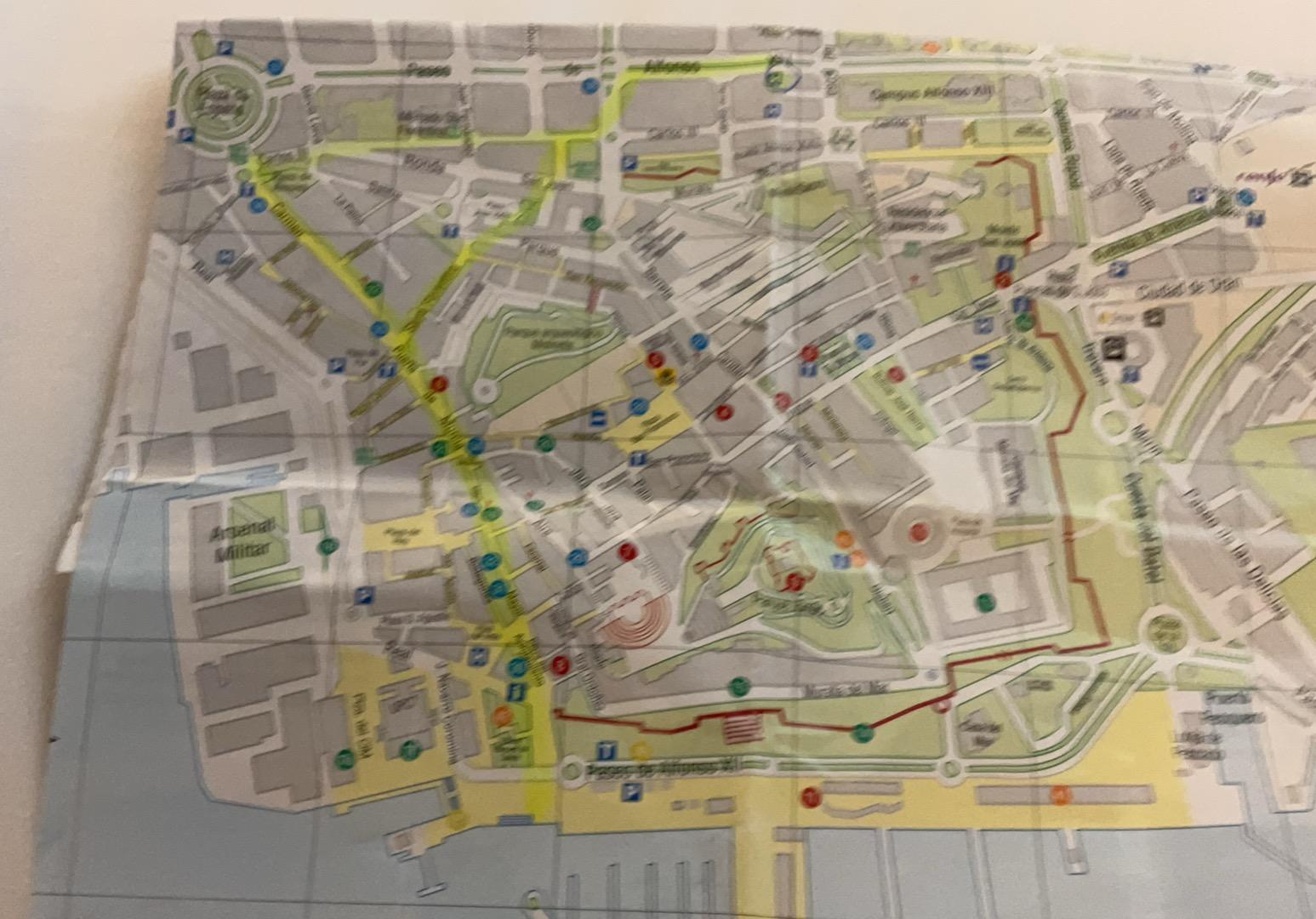Map of the town and location 