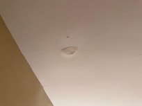 Area where leak in the ceiling came from.