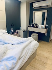 comfortable bed