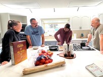 Well equipped kitchen.