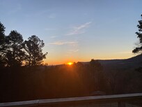 From the back deck at sunrise