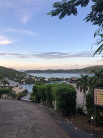 View from the parking area