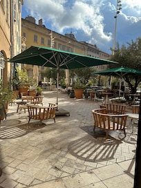 Restaurant patio