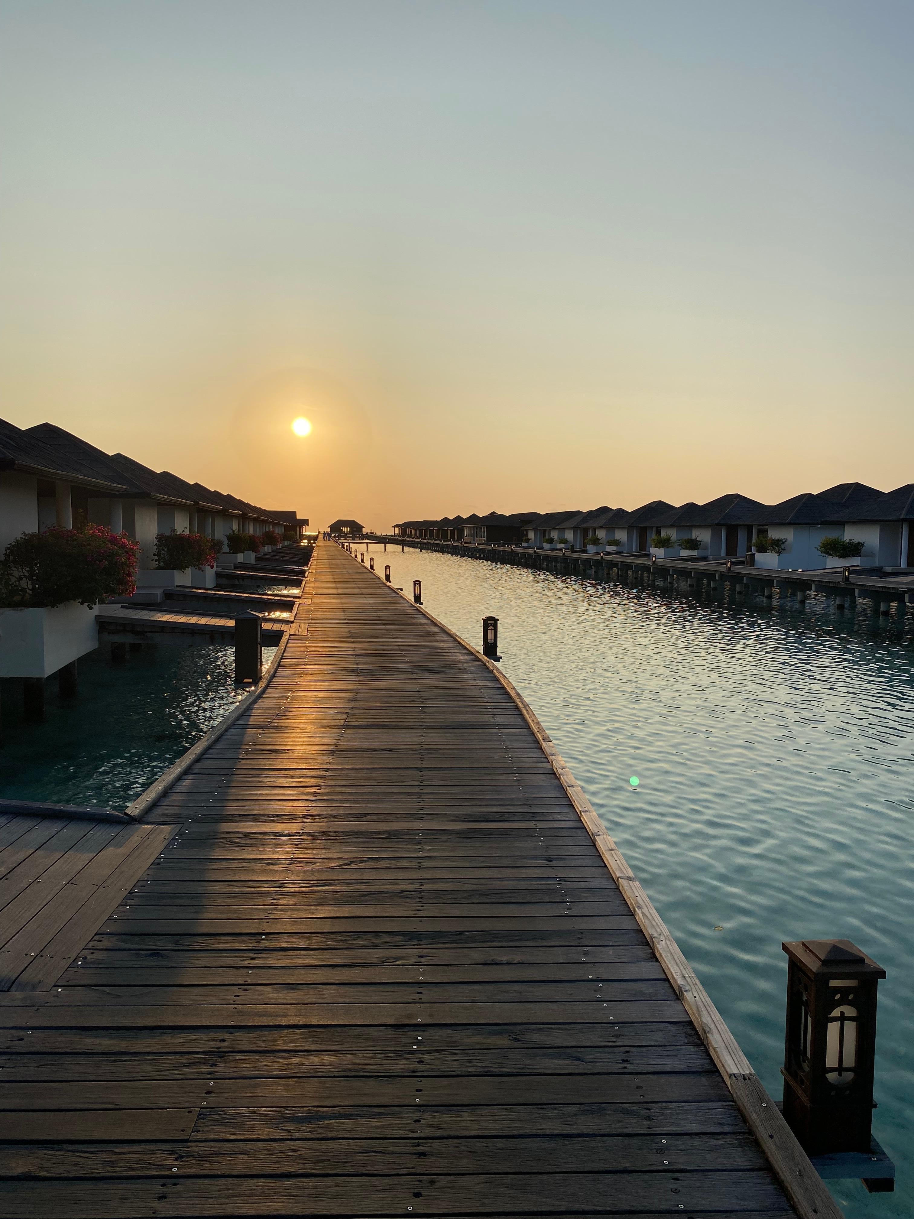 Short walk up the boardwalk to the Riviera Restaurant 