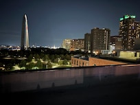 View from the rooftop patio.
