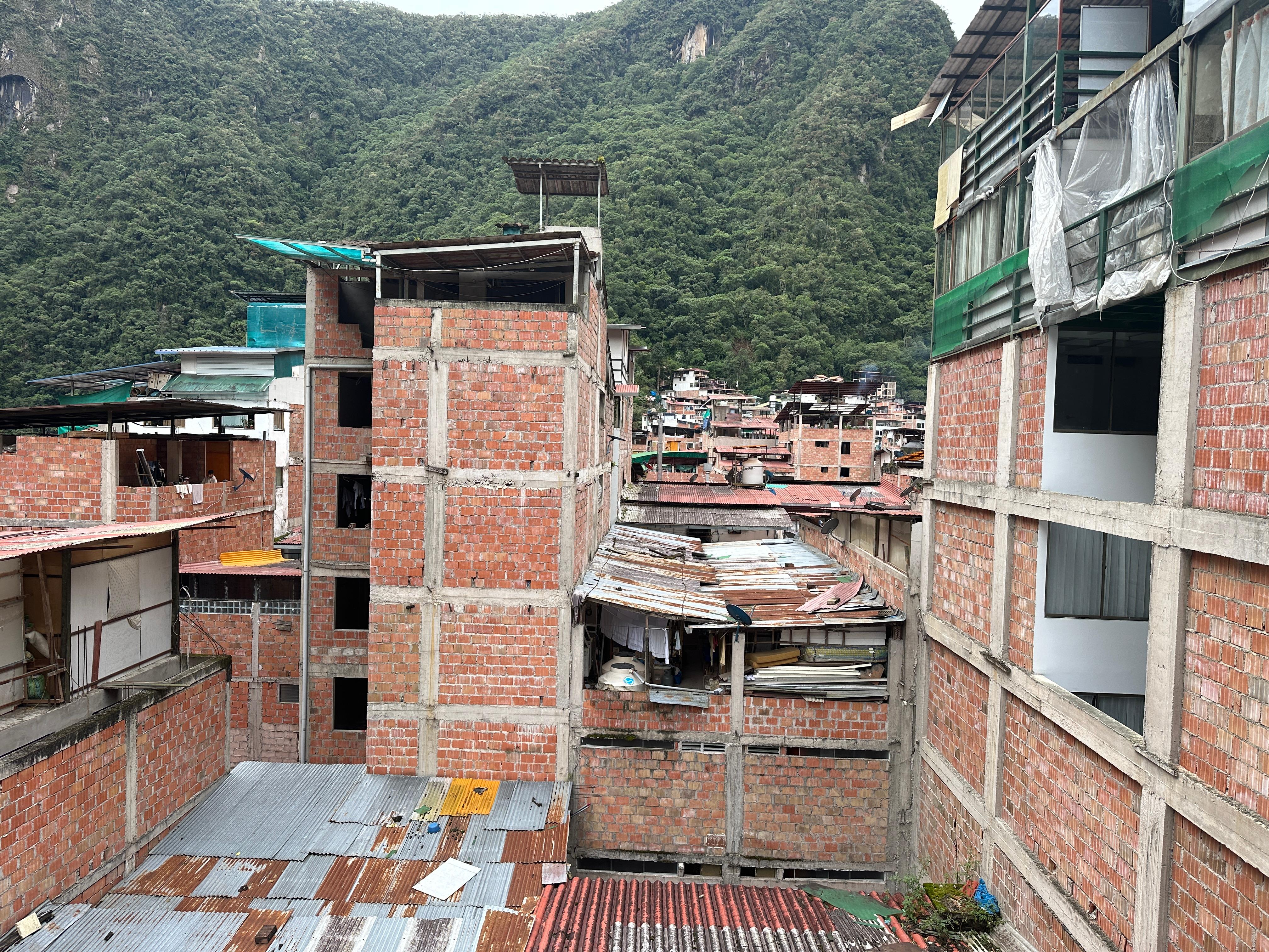 The view from our room looking in the direction of the Town Center.