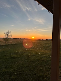 View from the porch this morning. What a beautiful way to start the day!