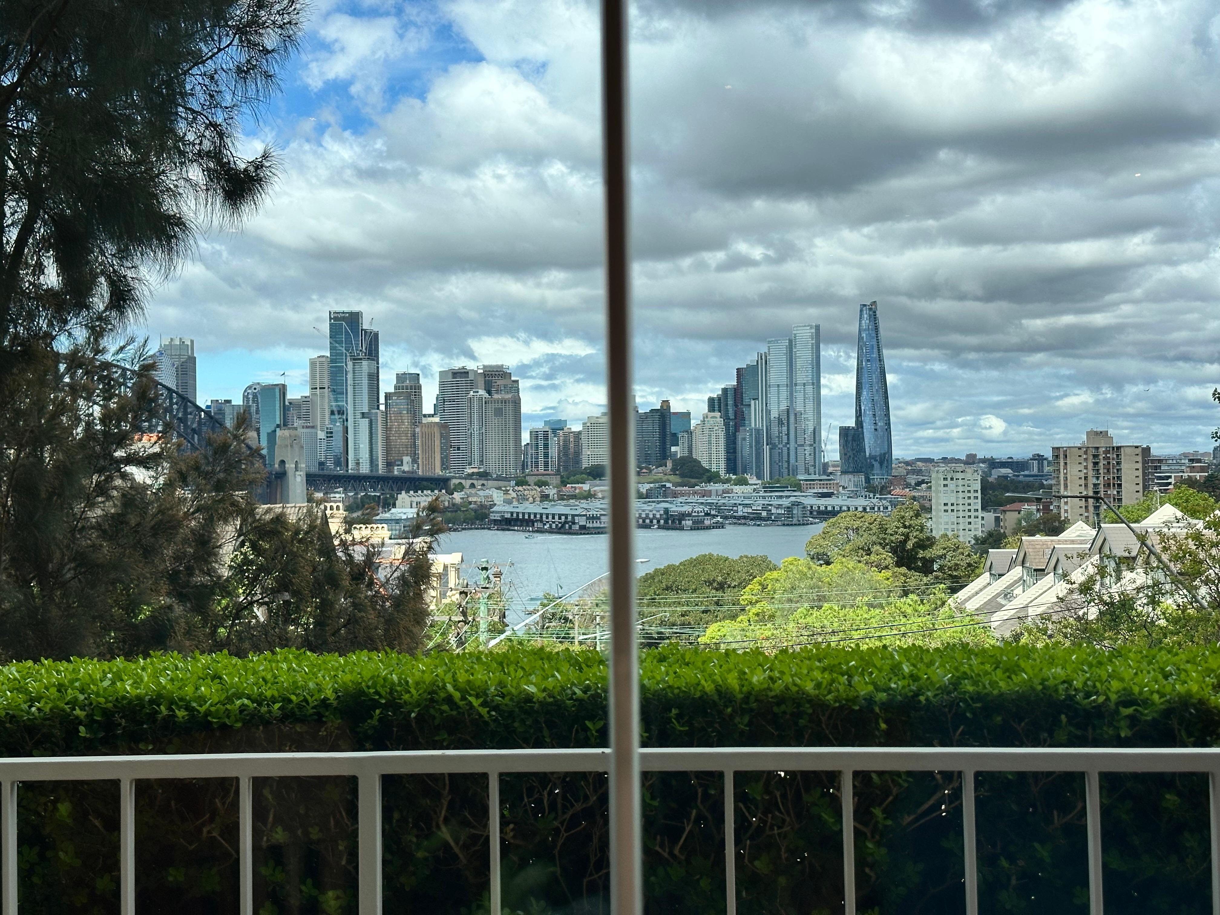 Breakfast view from hotel. 