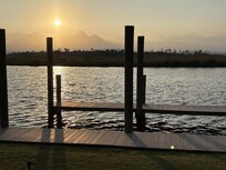 Sunrise on the deck.
