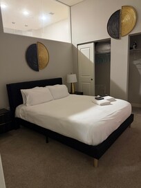 Very comfortable bed.