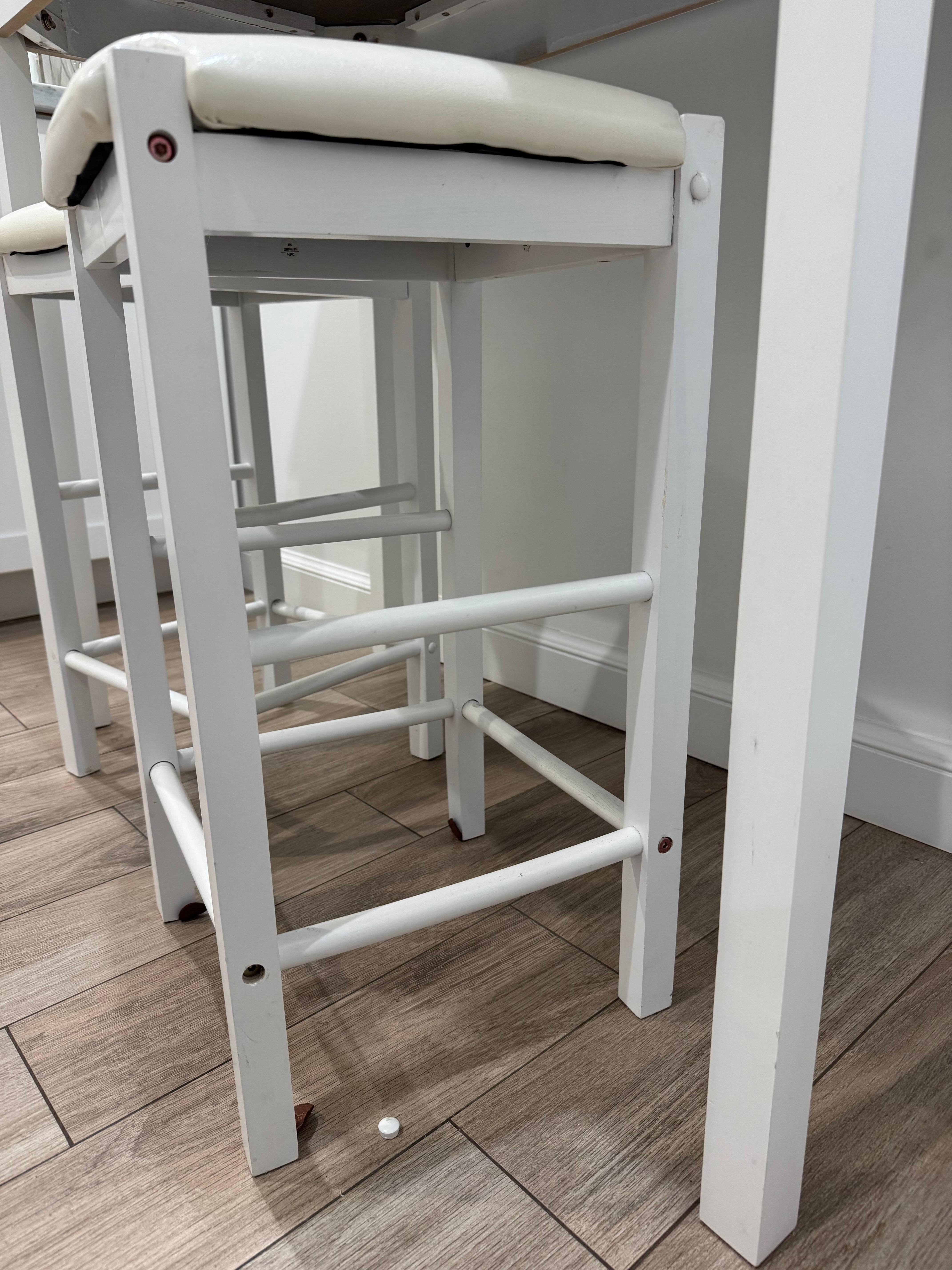 A piece fell off this stool and my son almost put it in his mouth 