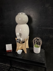 Water dispenser in the hallway