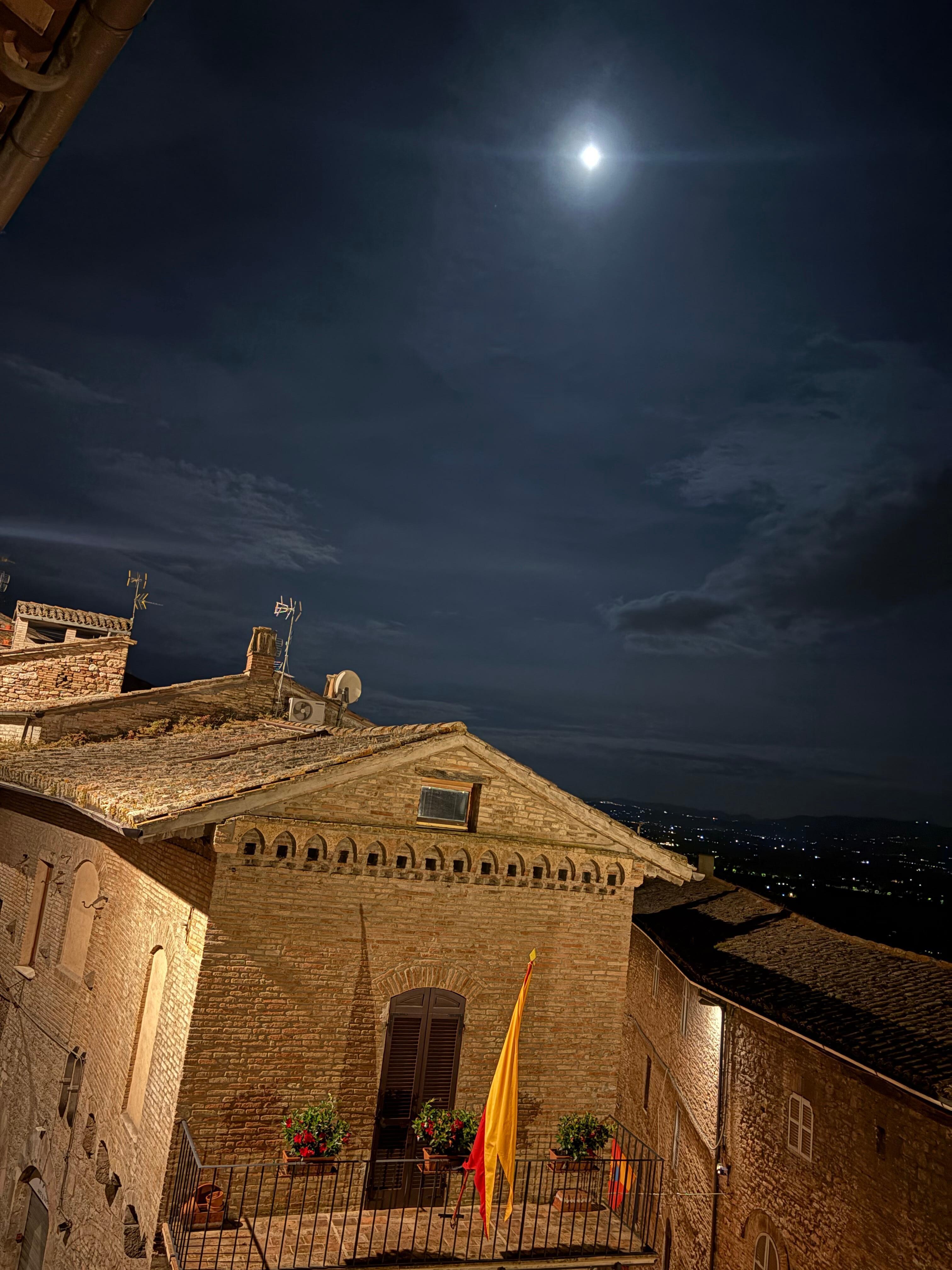 This photo was taken from my window of room