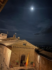 This photo was taken from my window of room
