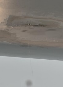 Ceiling above pool.