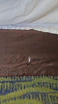 Holes in bedding