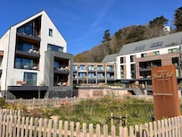 The hotel from the beach