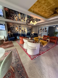 Seating area in the lobby