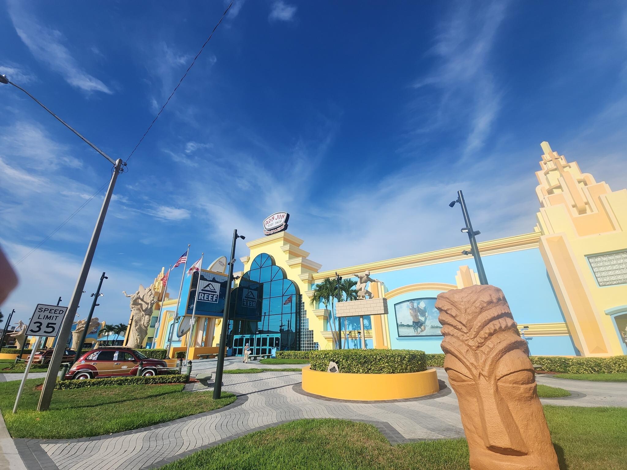 Home to the largest Ron Jon’s in the US—we definitely spent way too much money, lol!