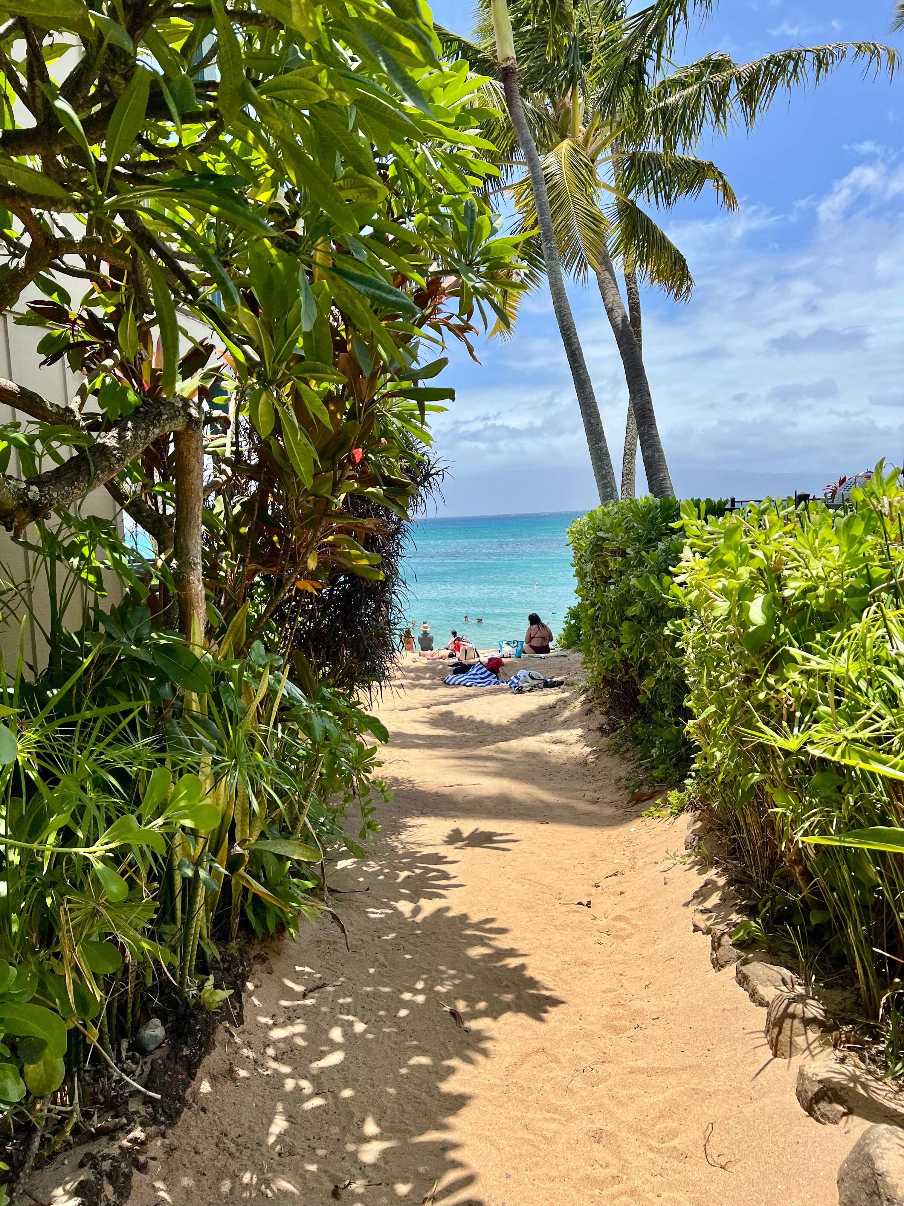 Just steps to the beach 