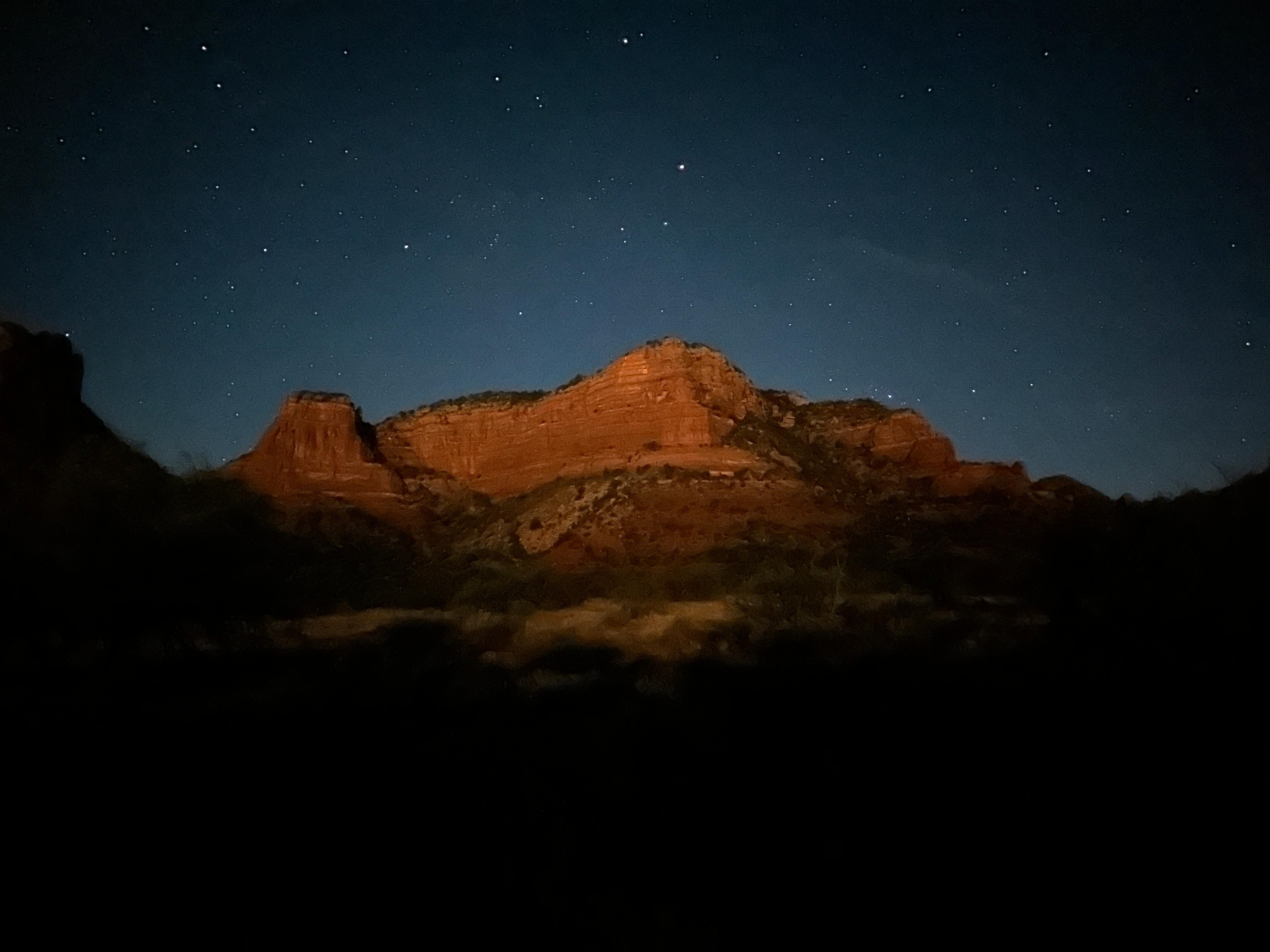 just outside the door is this beautiful view