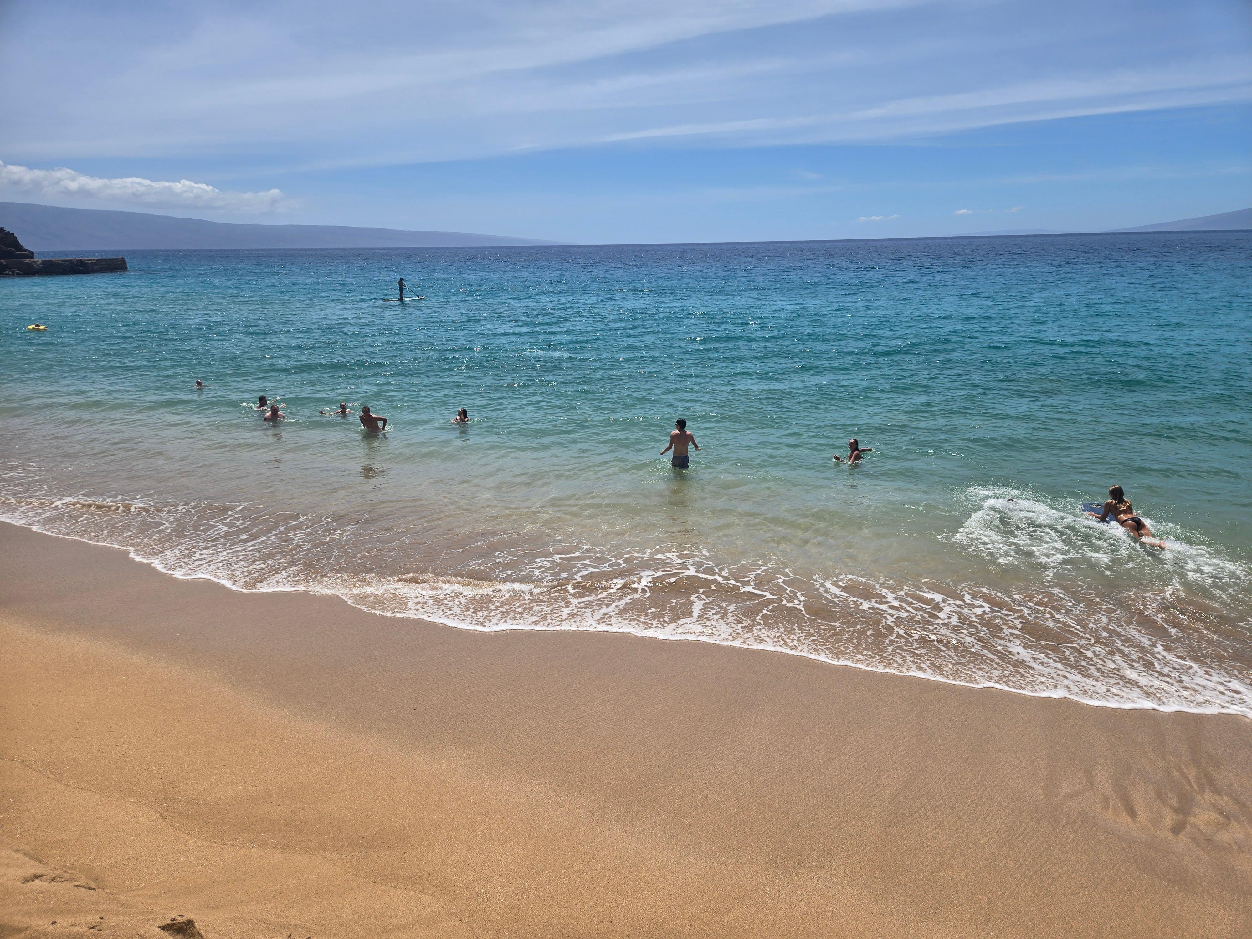 The beach in front of the cabana, amazing!