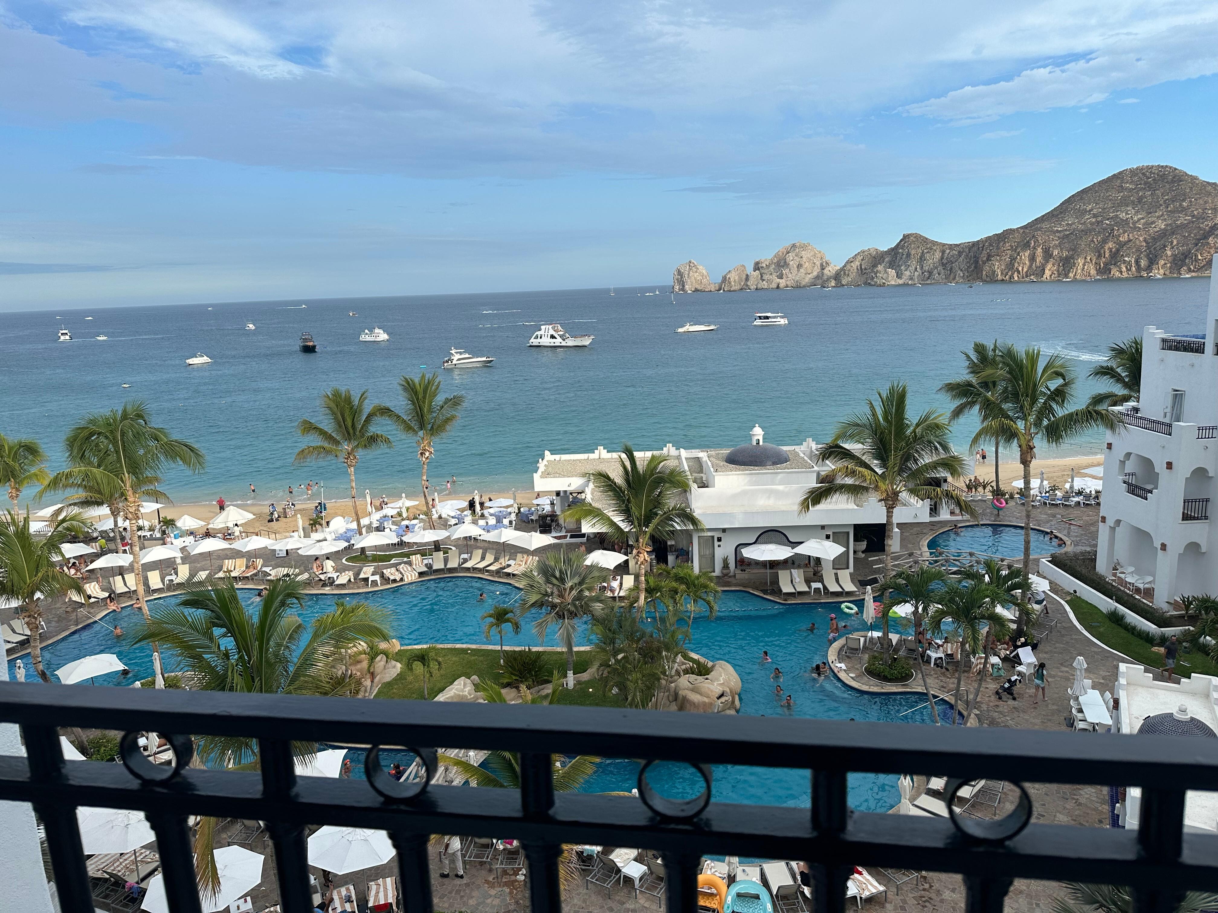 This was our view from room 519. It was beautiful! We spent good amounts of time on the balcony because it was always perfectly shaded. 