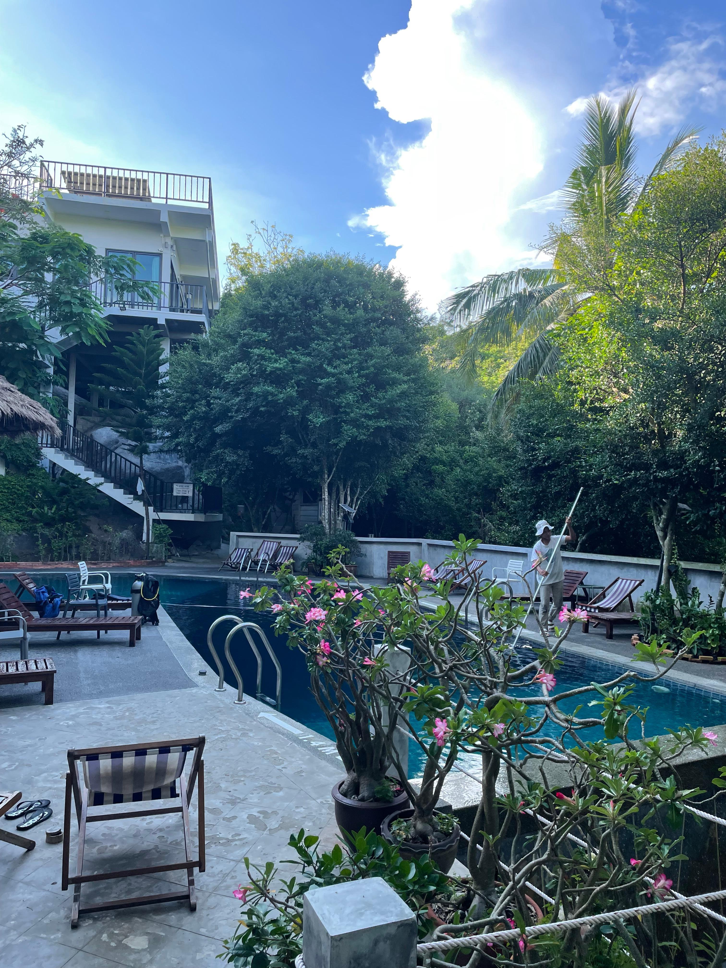 Pool area