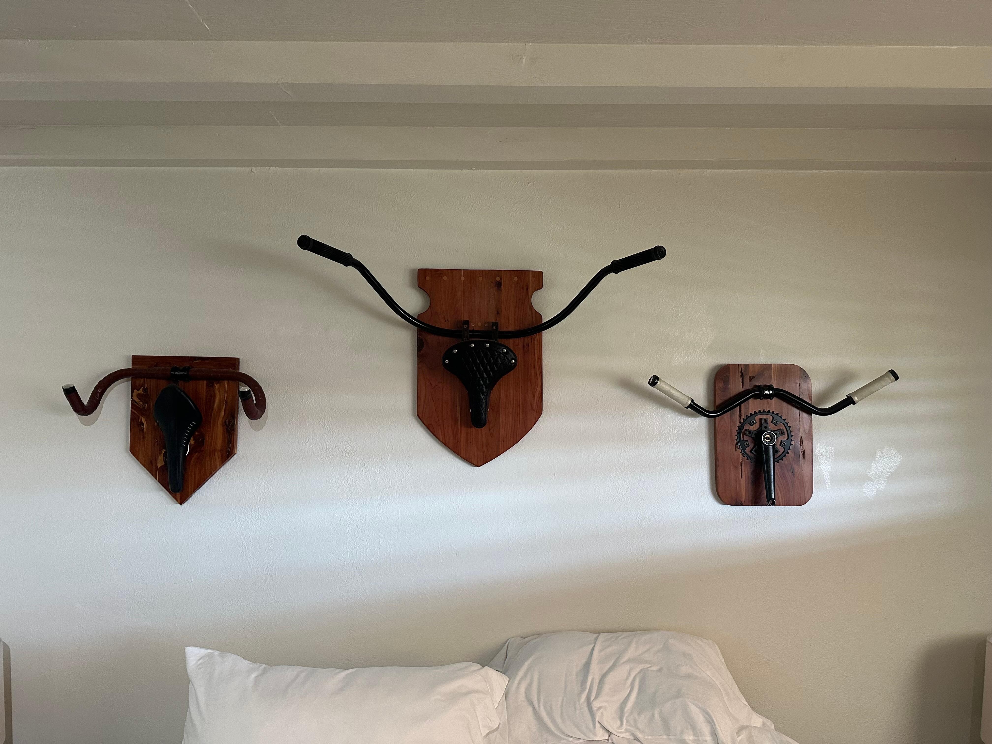 Mounted bike heads hahaha