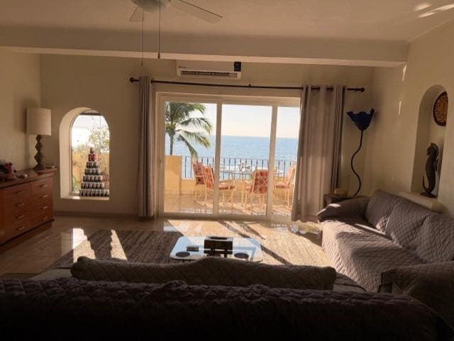 View of patio from kitchen