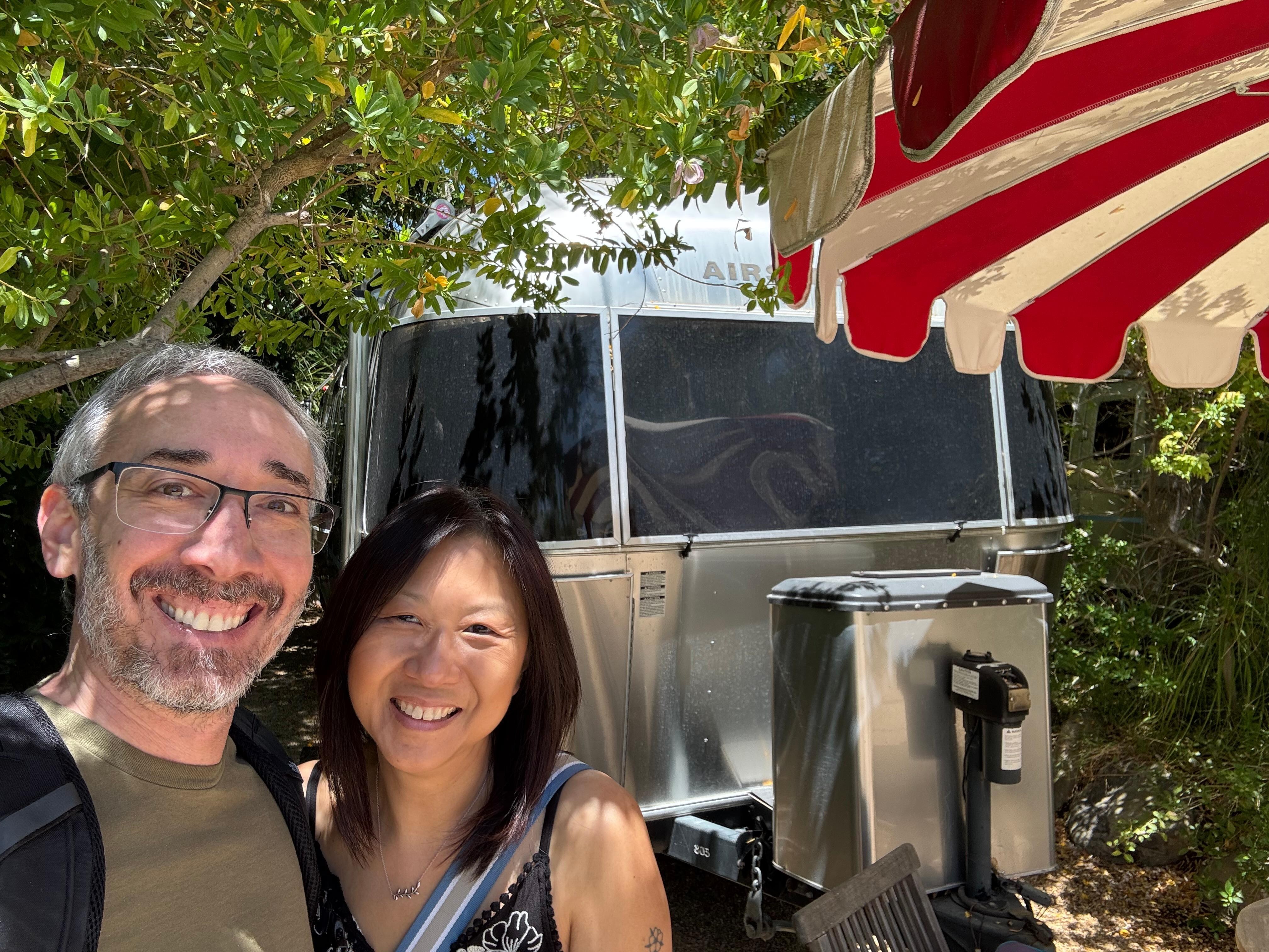 Outside of the Airstream
