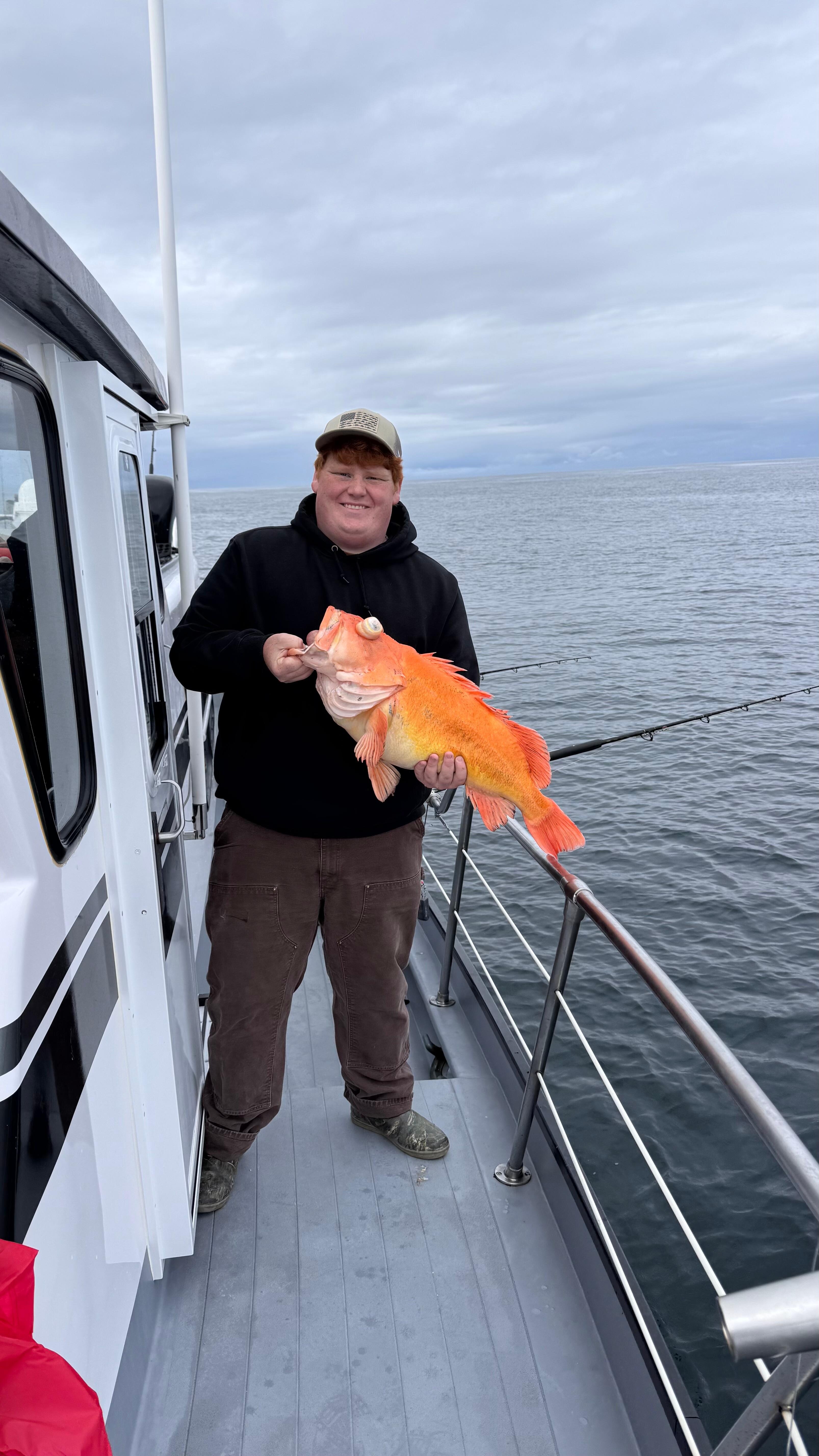 One of Juddy’s catch with a charter in Seward.