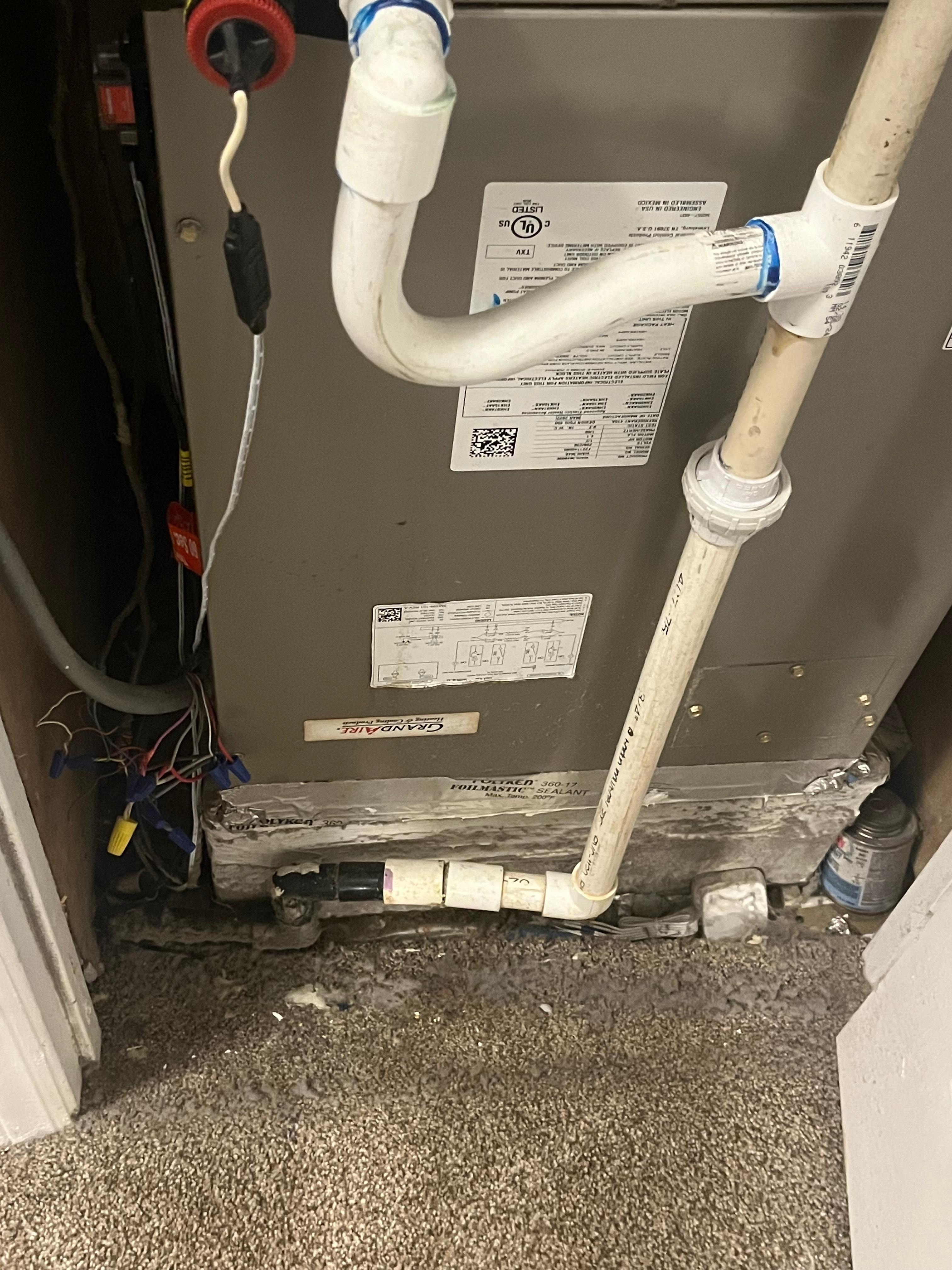 HVAC closet