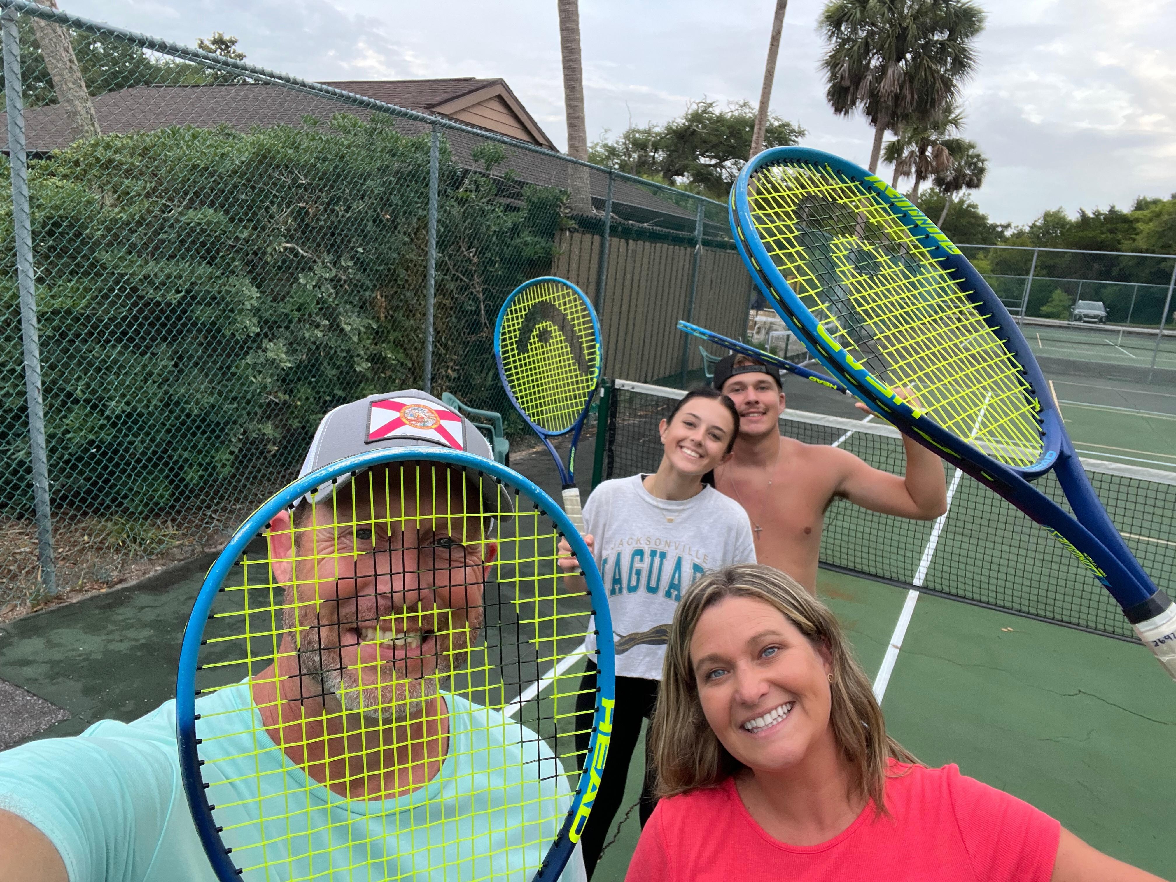 Tennis was so much fun!