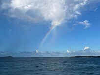 Rainbow from the balcony