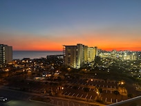 Sunset off the balcony!