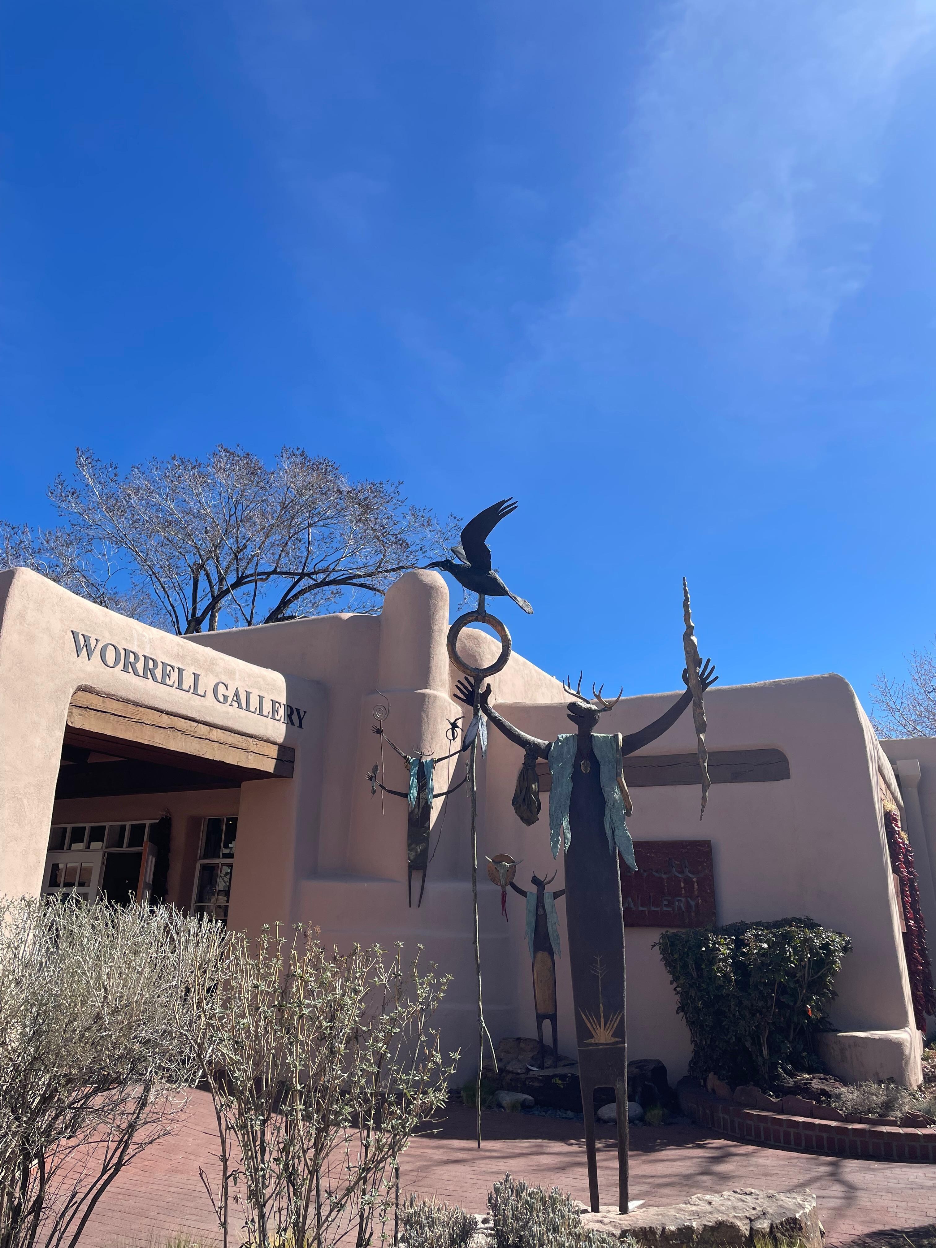 Artwork outside a building close to the Plaza. 