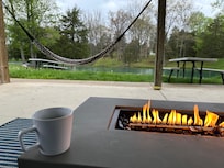 Enjoying a chilly morning outdoors