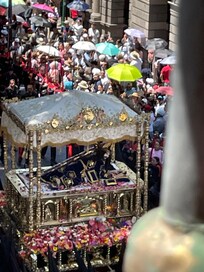 Desde el balcón del hotel